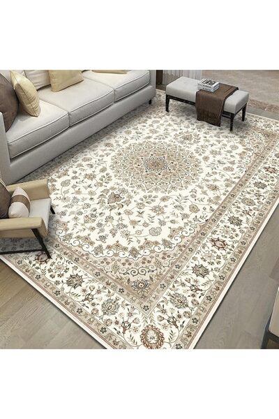 Generic سجاد غرفة المعيشة مقاس 160 × 230 سم، سجادة منطقة قابلة للغسل، سجادة ف...