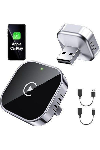 GENERAL Adando Wireless CarPlay Adapter for iPhone: Mini USB for Apple CarPla...