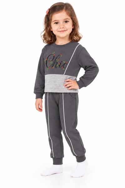 Riffy Baby Girls' Tracksuit Set