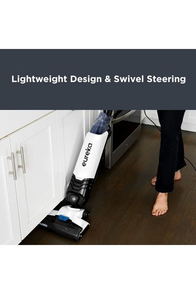 Eureka 550W 2-in-1 Upright Wet and Dry Versatile Vacuum Cleaner Black and White