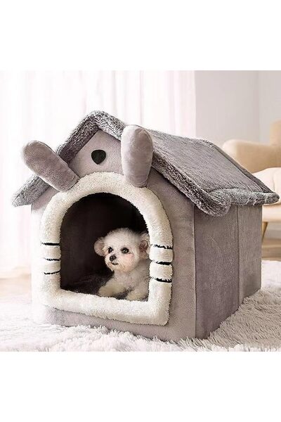 AOMIGE Cat House Dog Bed, Cat Cave Nest Soft Warm Puppy Tent with Removable W...