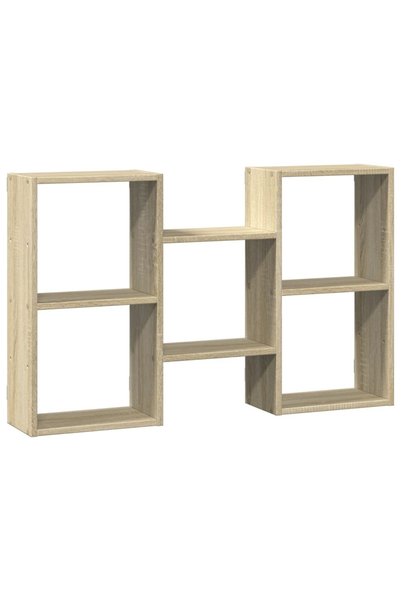 vidaxl Raft de perete, stejar sonoma, 96x18x60 cm, lemn prelucrat