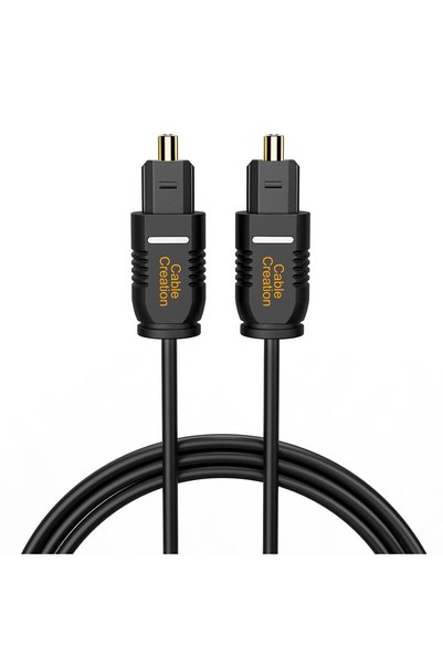 Generic كابل صوت رقمي بصري بطول 6 أقدام، سلك Toslink من الألياف الضوئية النحيف