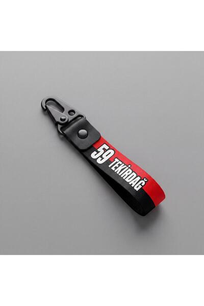 Duftpalm 59 Teki̇rdağ Designed Fabric Car Motorcycle Keychain