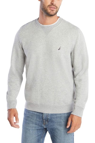 Generic mens Basic Crew Neck Fleece Sweatshirt Sweatshirt