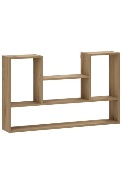 vidaxl Raft de perete Stejar Artizanal 100 x 17 x 60 cm Lemn prelucrat