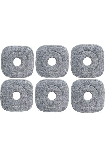 Generic 6 Pack Microfiber Mop Head Replacement, Compatible with True & Tidy S...