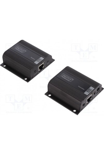 Digitus Επεκτατήρας HDMI έως 50μ μέσω Cat.6, 6A, 7 UTP, 1080p/60 Hz FHD 3D (ΣΕΤ)