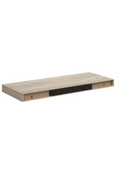 vidaxl Rafturi de perete suspendate, 4 buc., stejar 60x23,5x3,8 cm MDF