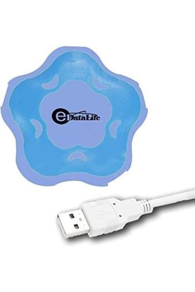 Other موزع USB بأربعة منافذ، USB 2.0، لون أخضر أزرق: