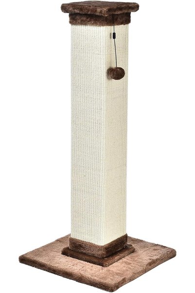 Generic Large Premium Tall Cat Scratching Post - 16 x 35 x 16 Inches, Brown C...