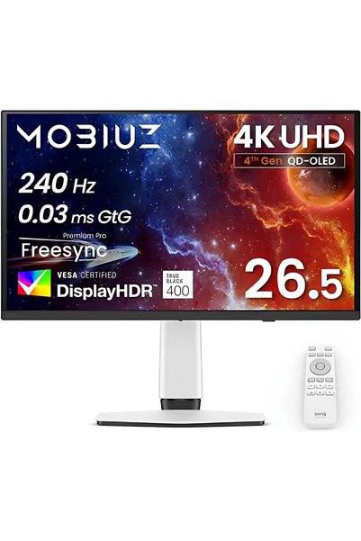 Generic شاشة ألعاب MOBIUZ EX271UZ مقاس 27 بوصة بدقة 4K وتقنية QD-OLED |   240...