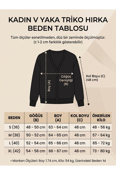 MODAM DENSTINY Women's Knitwear Basic V-Neck Cardigan