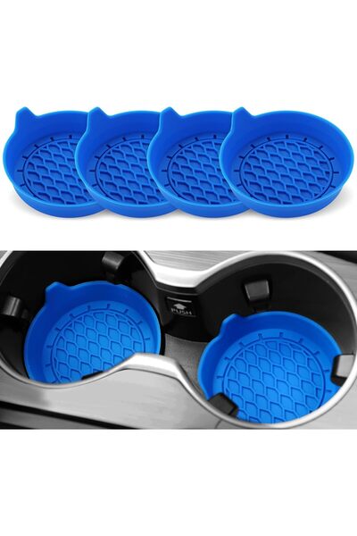 Generic Car Cup Holder Coaster, Silicone Cup Holder Insert, Universal Non-Sli...