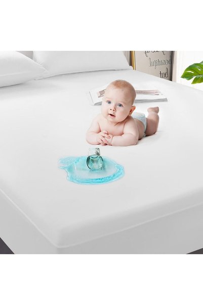 Generic Waterproof Soft Washable Mattress Pad 120X200