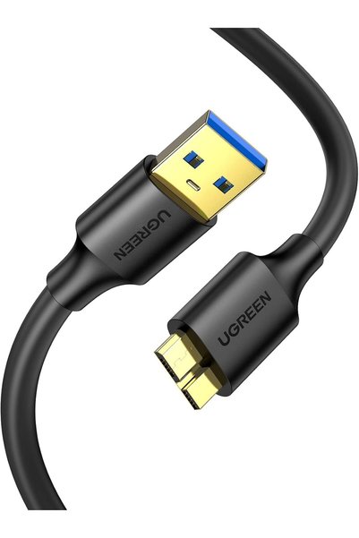 Generic كابل القرص الصلب 0.5 متر، كابل USB مايكرو B، USB 3.0 ذكر إلى مايكرو B...