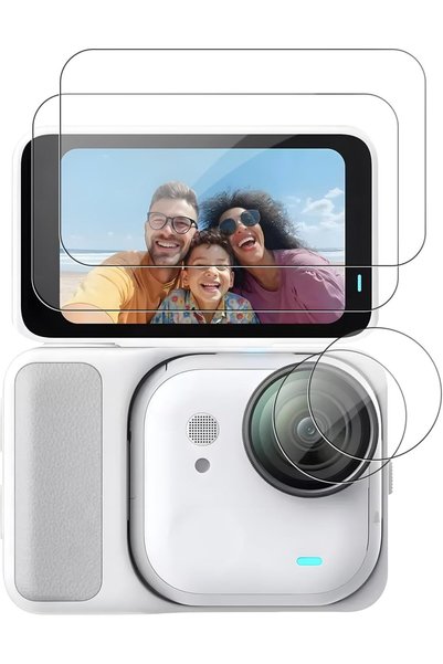 Generic 2 Set Screen Lens Protector Film for Insta360 Go Ultra Tempered Glass...