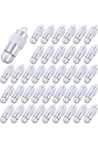 Generic 40 Pcs LED Balloon Lights, Long Standby Time Waterproof Mini Light fo...