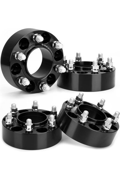 Generic فواصل عجلات KSP 6x135 لسيارات F150، فواصل عجلات مركزية بقطر 2 بوصة لس...