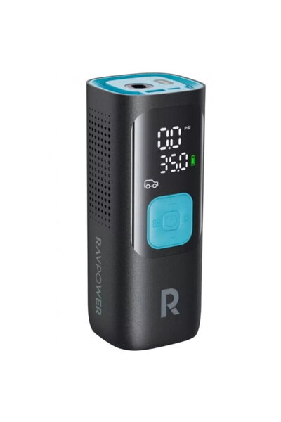 RavPower Συμπιεστής Αυτοκινήτου RP-PB1233, 60W, 7500 mAh, Μαύρο