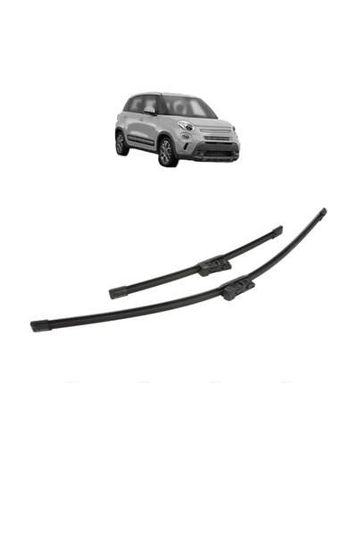 Bosch Σετ 2 Υαλοκαθαριστήρων FIAT 500L (351, 352) 2012-2018, Παρμπρίζ, Aerotwin