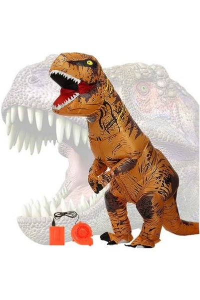 TAPIT Dinosaur Adult Costume Inflatable T-Rex Costume Funny Cosplay Costume P...