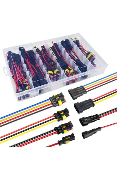 Generic موصلات أسلاك كهربائية، موصلات أسلاك مقاومة للماء 16 AWG، موصلات كهربا...