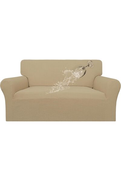 Generic Couch Cover, Sofa Stretch Jacquard Slipcover, Leakproof Furniture Pro...