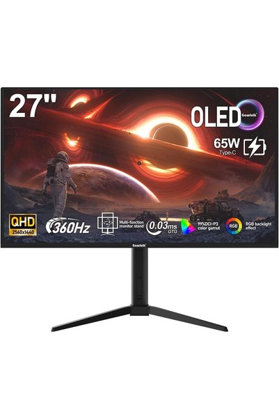 Generic 27 inch OLED Gaming Monitor 2K 360Hz KVM Height/Swivel Adjustable