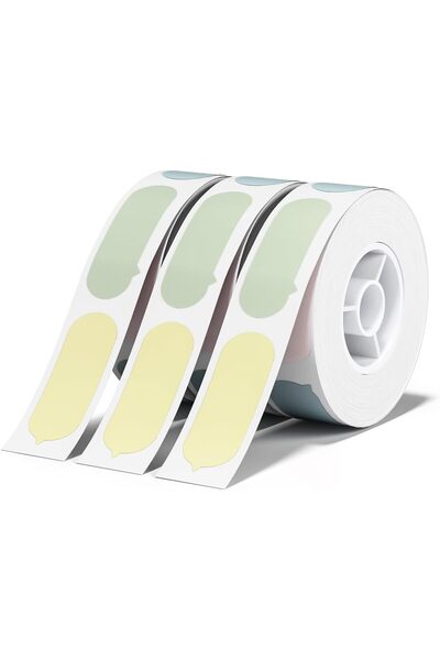 NiiMbot D11 Label Maker Tape Adhesive White Label Paper 0.55" X 1.57" (14 X 4...