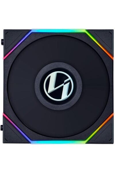 Generic مروحة UNI Fan TL LCD 120-1.6 بوصة مع شاشة LCD ومرآة إنفينيتي ومروحة A...