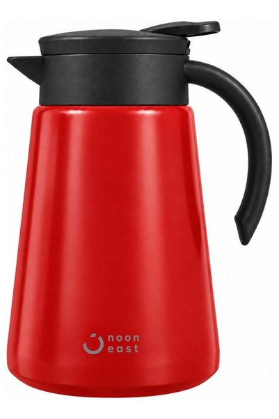 Noon East 880ml Double-Walled Stainless Steel Thermal Carafe, Vacuum-Insulate...