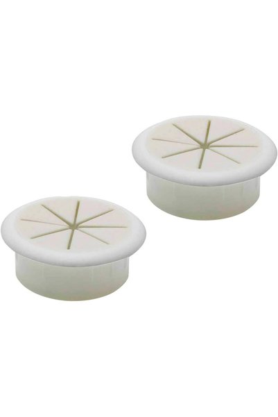 Generic منظم كابلات مرن للمكتب، منظم أسلاك بلاستيكي، قطعتان من منظمات فتحات ا...
