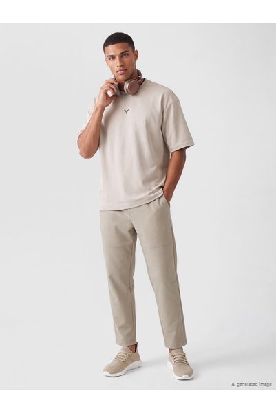 LC Waikiki Peak New Season Grey Comfortable Fit Men's Sweatpants