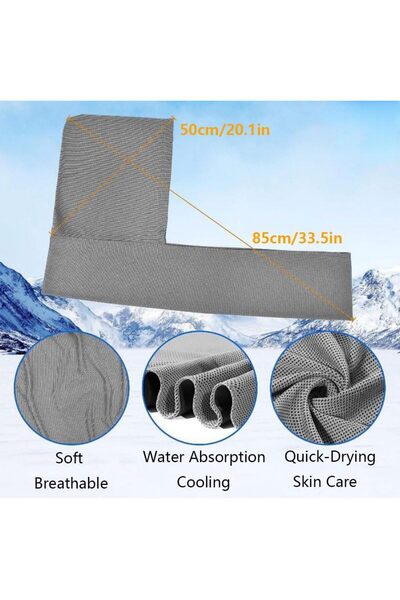 Bukela Cooling Hoodie Towel, Fast Drying Hoodie Towel, Multifunctional Sun Pr...