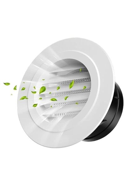 HASTHIP ® Circle Cowl Air Vent Grille Cover Ducting - 3.93 Inch Round Exhaust...