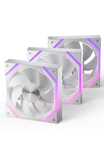 Generic RGB PC Fan 120MM Case Fan 3 Pack,HDB 61.5CFM/2000 RPM/2.16 MMH2O 5V 3...