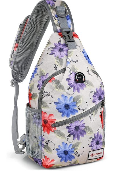Generic Crossbody Sling Bag Men Women, Travel Shoulder Daypack Chest Bag