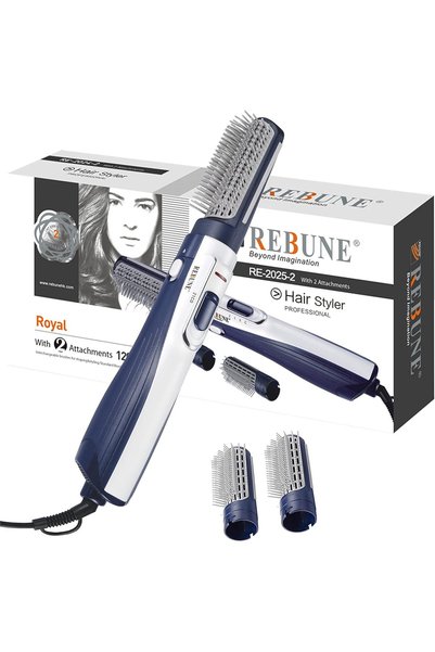 rebune New RE-2025-2 Hot Air Stylers 1200W One-Step Hair Styler Volumizer Hai...