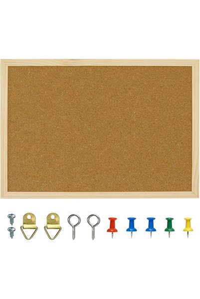 Generic Cork Board Bulletin Board, 15.7 X 11.8 Inch