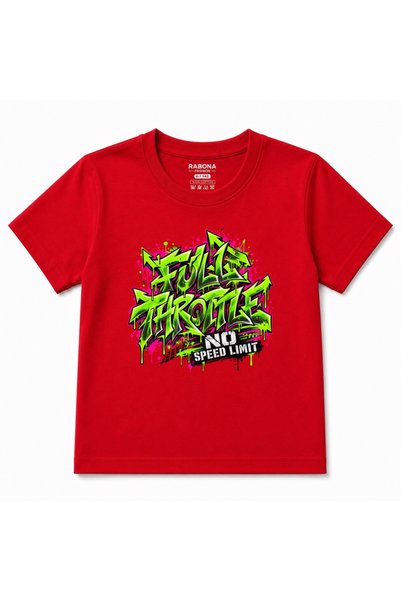 Rabona Fashion Viteză maximă – Fără limită de viteză Tricou grafic pentru cop...