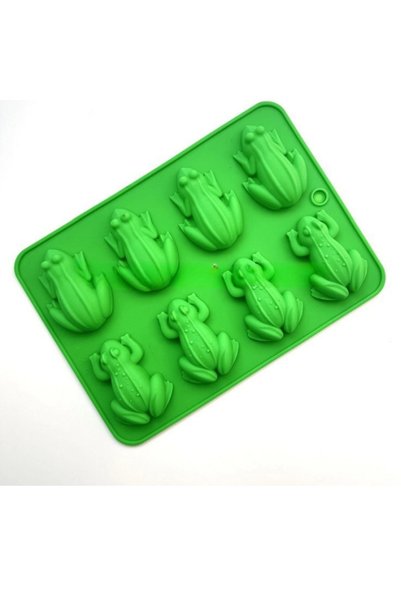 Noonedibs Formă de silicon pentru ciocolată, în formă de broască, formă reuti...