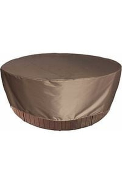Noonedibs Husă rotundă pentru cadă cu hidromasaj, masă de grădină, spa, husă ...