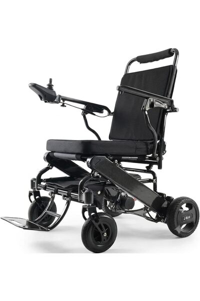 Health Mart JBH DC02 Foldable Electric Carbon Fiber Wheelchair - 140kg Capaci...