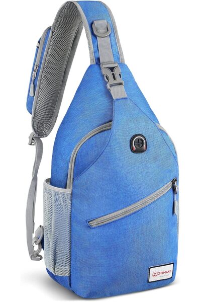 Generic Crossbody Sling Bag Men Women, Travel Shoulder Daypack Chest Bag