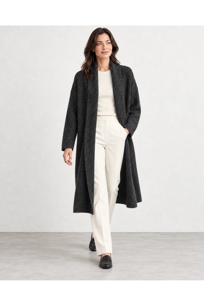 nazzain Knitwear Long Soft Cardigan