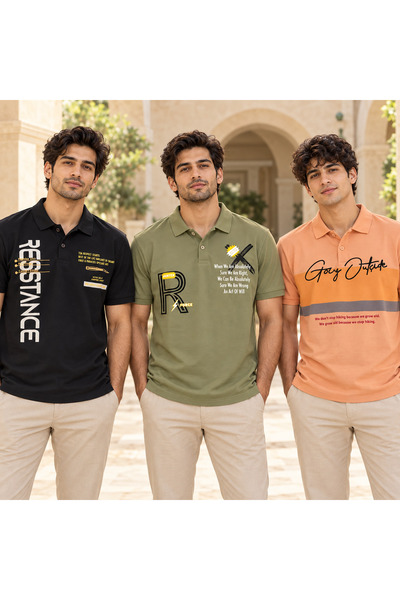 iza Men's Tshirts Combo Set of 3