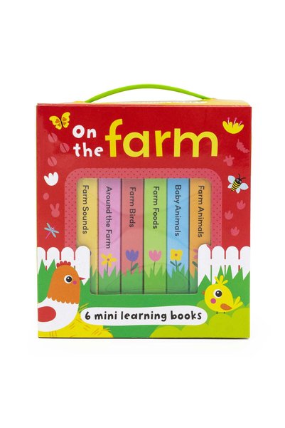 North Parade Publishing Set de 6 mini cărți cartonate – La fermă, North Parad...