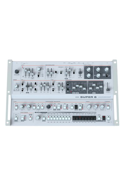 Udo Audio Super 6 Desktop Analog Hibrit Masaüstü Synthesizer (Beyaz)