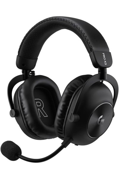 Generic سماعة ألعاب PRO X3 LIGHTSPEED بميكروفون 48 كيلوهرتز، ومشغلات جرافين 5...